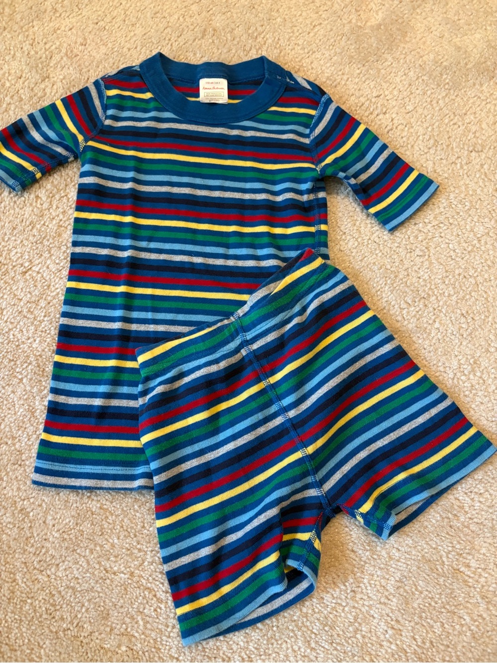 Hanna Andersson Striped Short-Sleeve Pajama Set